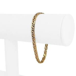 14k Yellow Gold 10g Ladies 4.5mm Fancy Mariner Gucci Link Bracelet Italy 7": Details Condition: Excellent Condition, Professionally Cleaned and Polished Metal: 14k Gold (Marked, and Professionally Tested) Weight: 10g Length: 7 Inches Width: 4.5mm Closure: Lobster Claw 