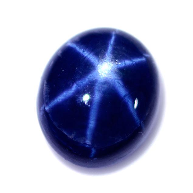 6.96 Cts Stunning Star Flashing Sapphire (1 of 2)