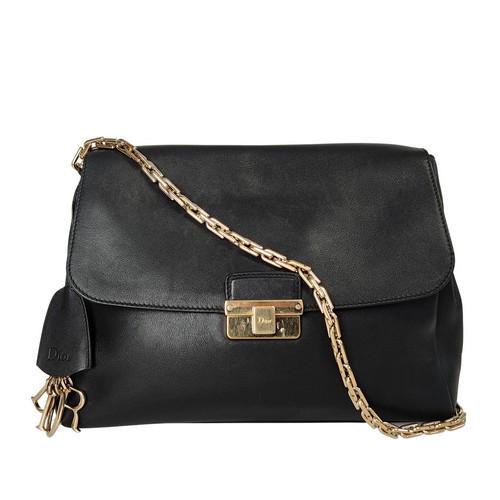 CHRISTIAN DIOR "Miss Dior" bag in black leather (1 of 6)