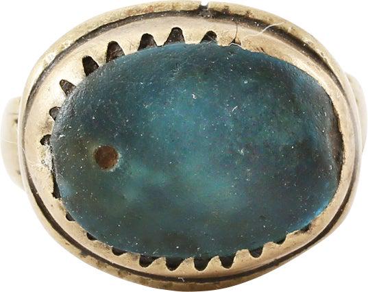 EASTERN EUROPEAN GYPSY WOMAN'S RING, SIZE 7 1/4 (1 of 4)