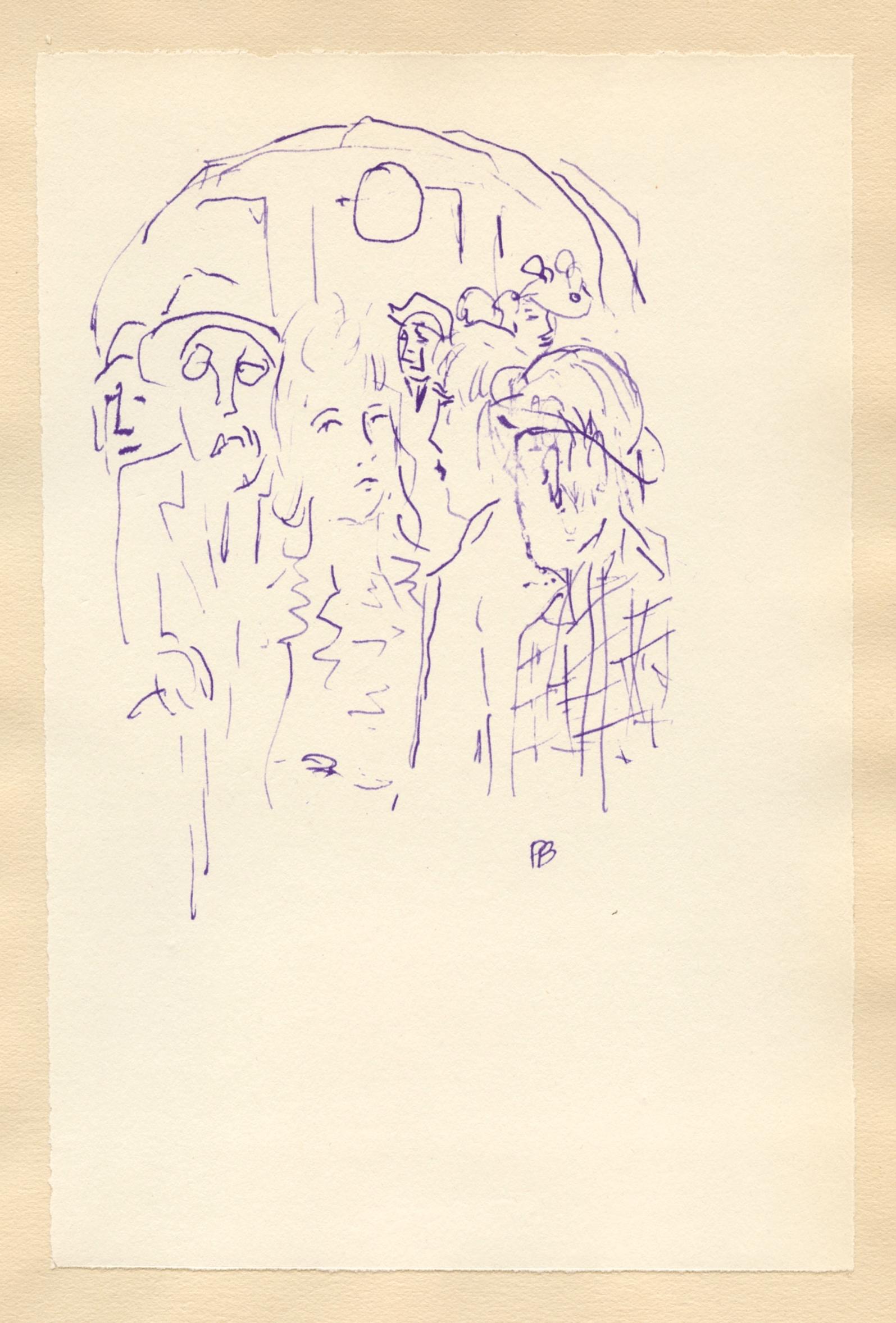 Pierre Bonnard lithograph for Correspondances, 1944 (1 of 1)