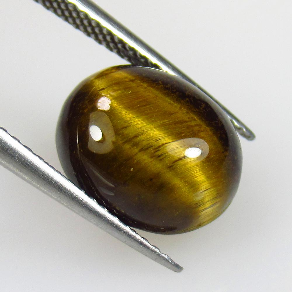 4.80 Ctw Natural Tiger's Eye Oval Cabochon (1 of 2)