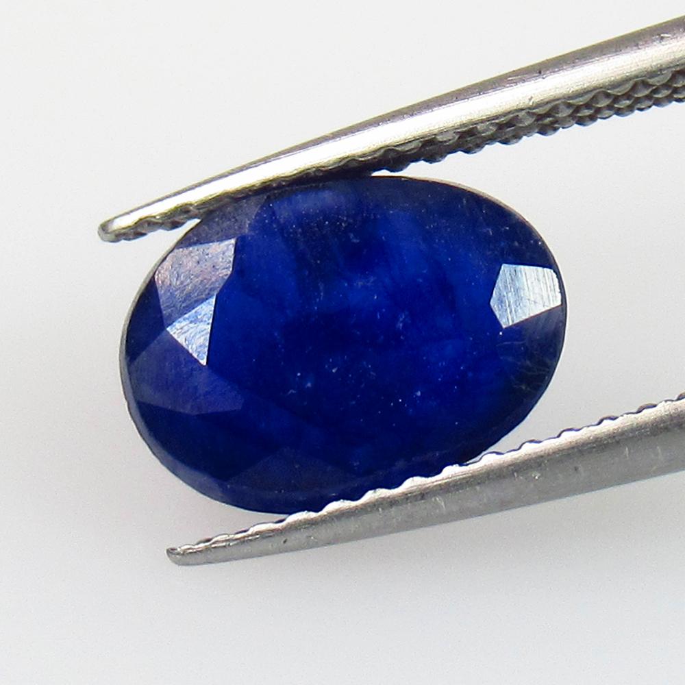 3.14 Ct Natural Diffusion Sapphire Oval Cut (1 of 2)