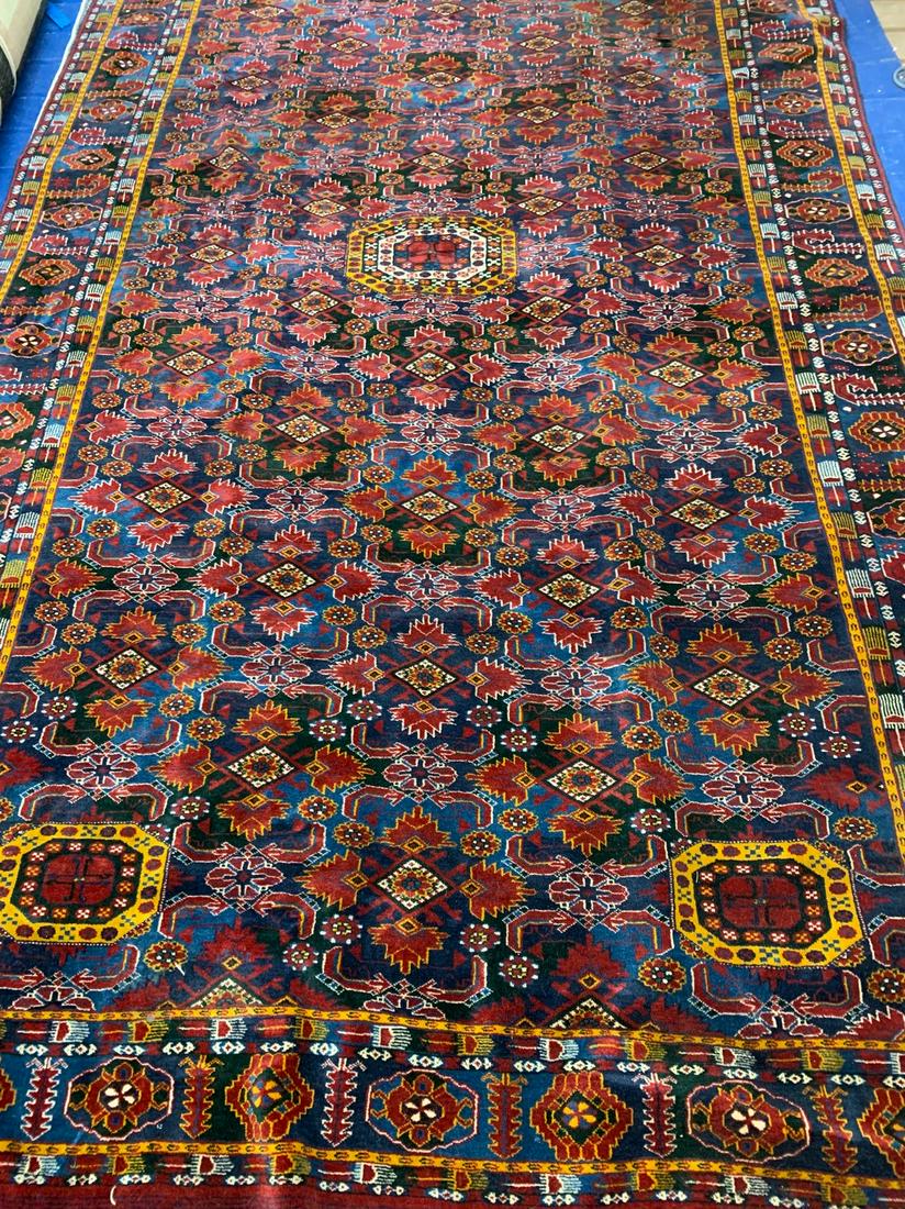 Hand Knotted Persian Turkman Rug 7x12  (1 of 12)