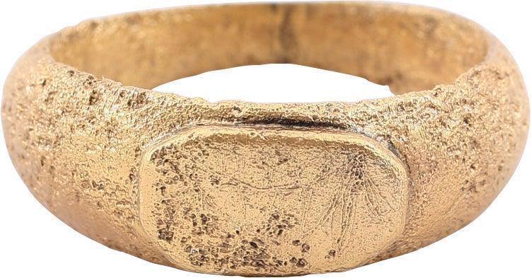MEDIEVAL MAN'S RING, C. 13TH-15TH C.AD, SIZE 11 1/4 (1 of 4)
