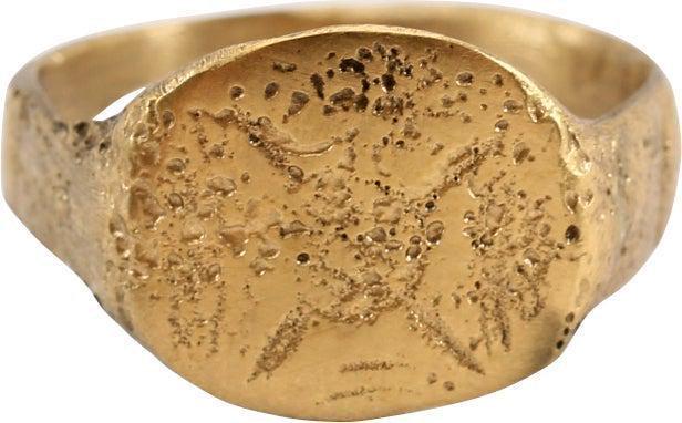 ANCIENT VIKING WARRIOR'S RING, SIZE 8 1/4 (1 of 4)