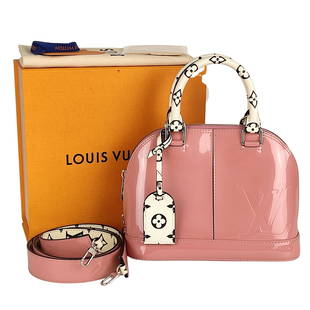 Louis Vuitton Patent mini Alma Bag