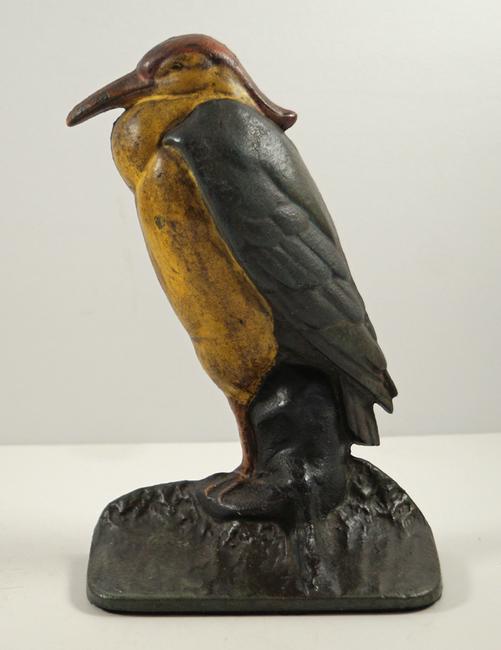 Antique Heron Bird Cast Iron Doorstop (1 of 4)