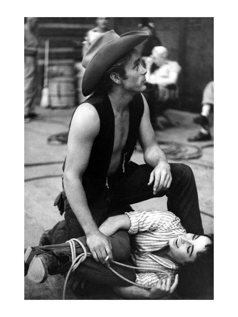 James Dean Liz Taylor Round Up' Limited Edition silver gelatin print 1956 (1 of 1)