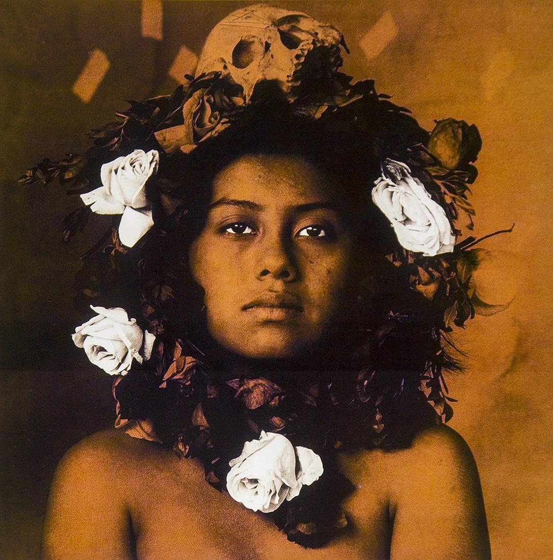 Luis Gonzales Palma: La Rosa, 1989: Artist: Luis Gonzales Palma Title: La Rosa, 1989 Date Printed: Printed in Italy in 2001 for a photography festival. Photographer name printed on the lower white mounting Medium: Photolithograph, high 
