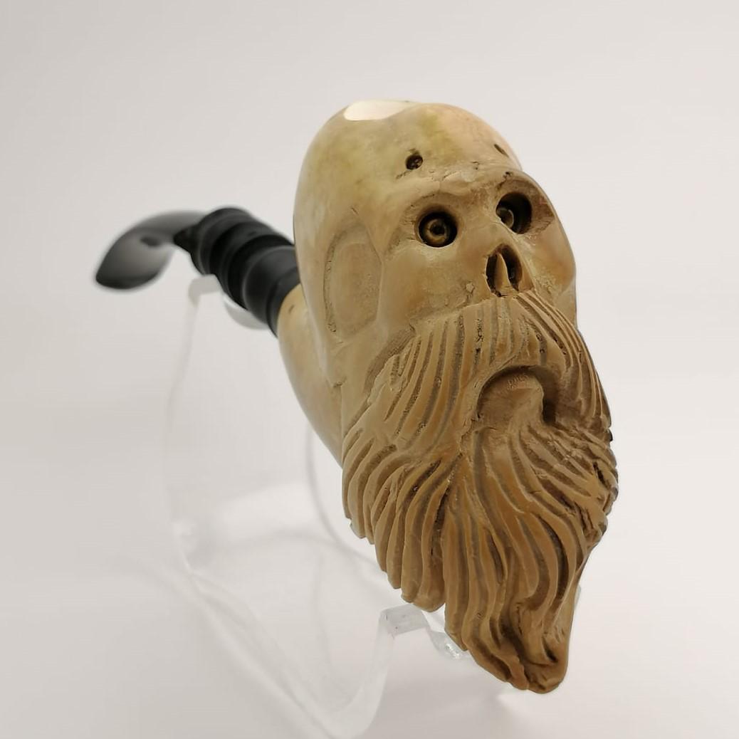 Bearded Skull Meerschaum Pipe (1 of 9)