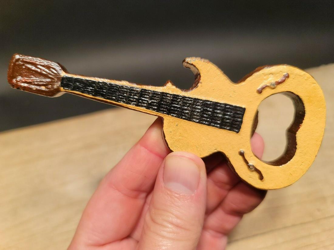 Cast Iron Guitar Bottle Opener (1 of 12)