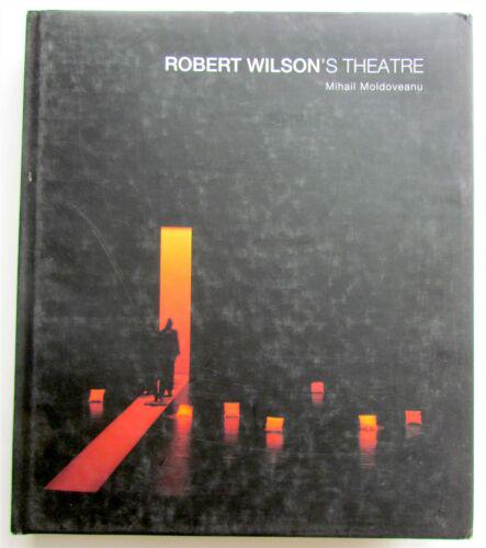 ROBERT WILSON'S THEATRE by MIHAIL MOLDOVEANU STAGE DESIGN: Size 10.5 by 12" Hard bound. Dust jacket. 285 pages Published in Spain. Text in English. Very good condition. Minor wear. Reserve: $97.49 Shipping: Domestic: Flat-rate of $25.00 to anywhere within the