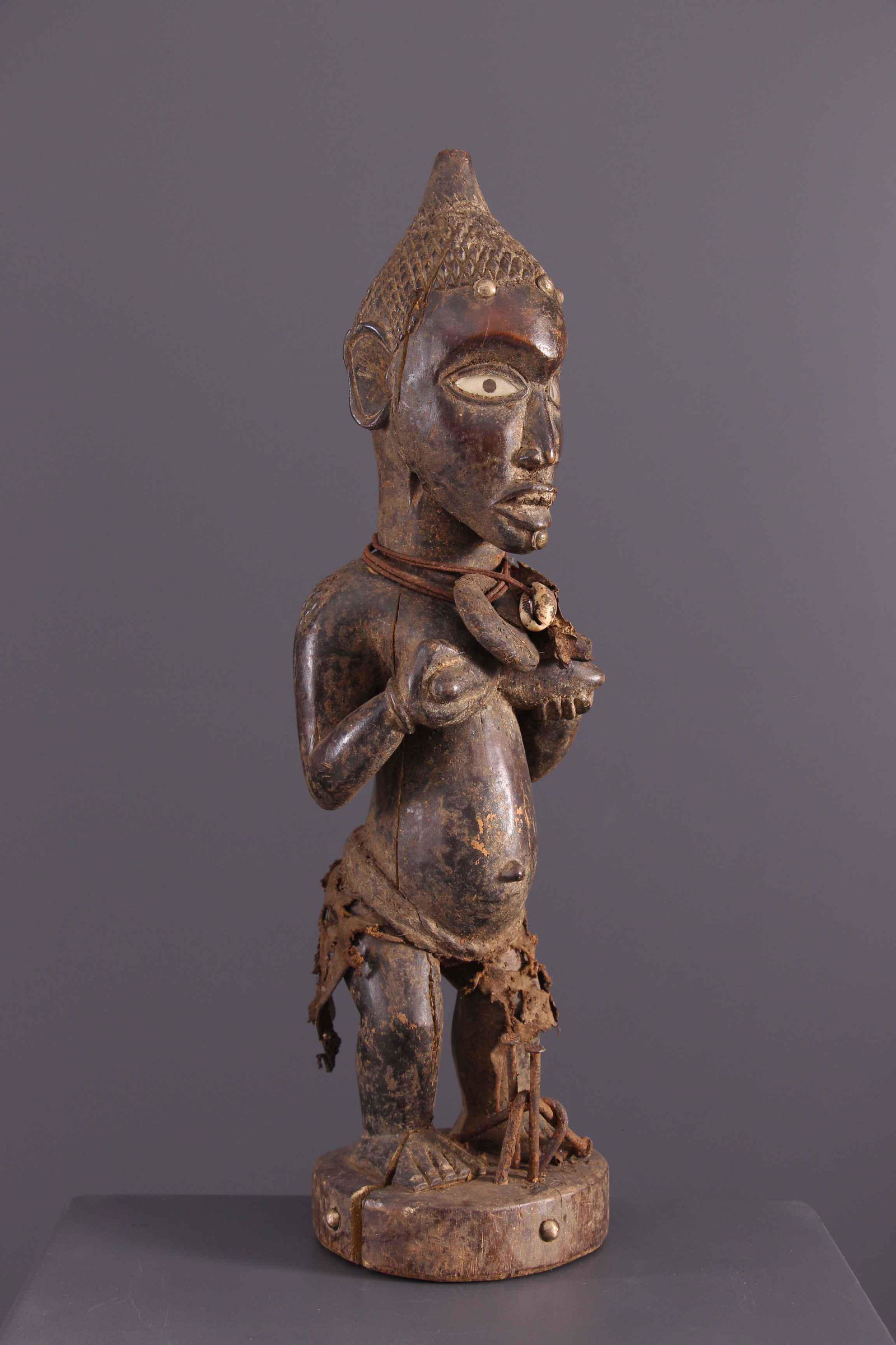 African statue Kongo Nkondi - DRC, Congo - African Art Tribal Art (1 of 12)