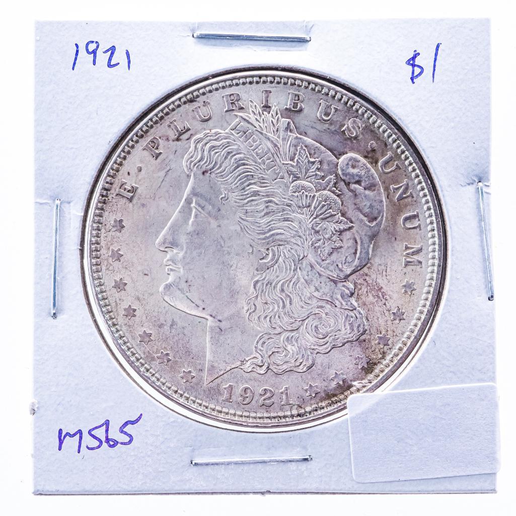 1921 USA Silver Morgan Dollar MS65 (1 of 2)