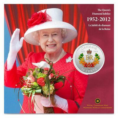 RCM The Queen's Diamond Jubilee - 1952-2012 50 Cents Coin Folio - Elizabeth II (1926-2022) (1 of 4)