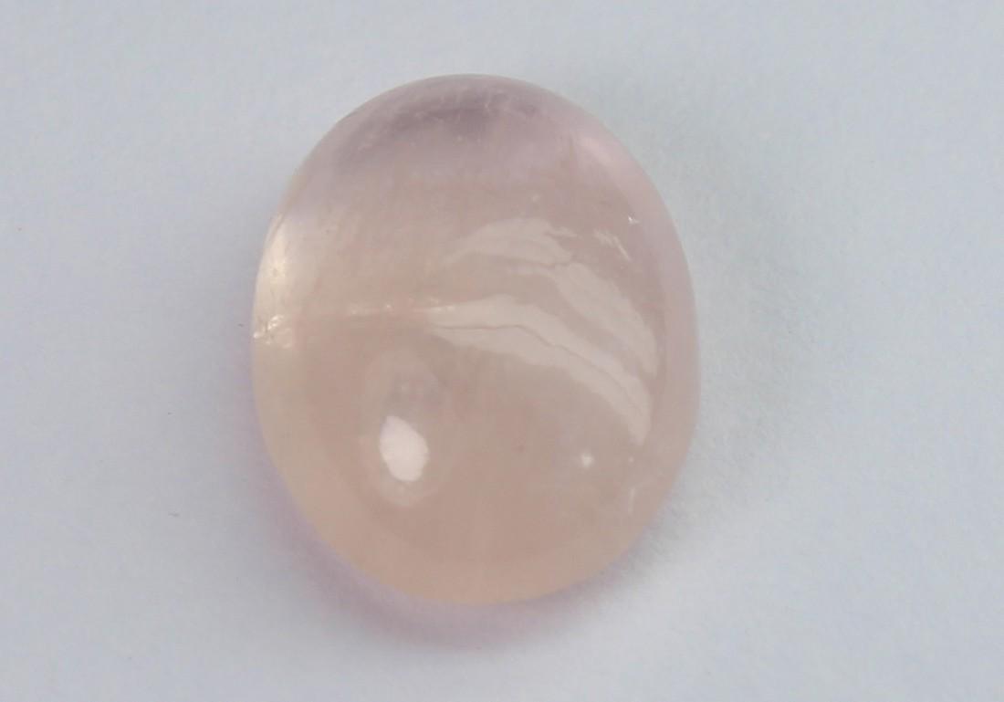 4.82 Cts Natural Morganite Lot: No Reserve! Gemstone: Natural Morganite Shape and Cut: Oval Cabochon Weight: 4.82 carats Measurements: 13.32x9.62x5.23 mm , Color: Peach Transparency: Transparent Treatment: No Treatment Origin: India
