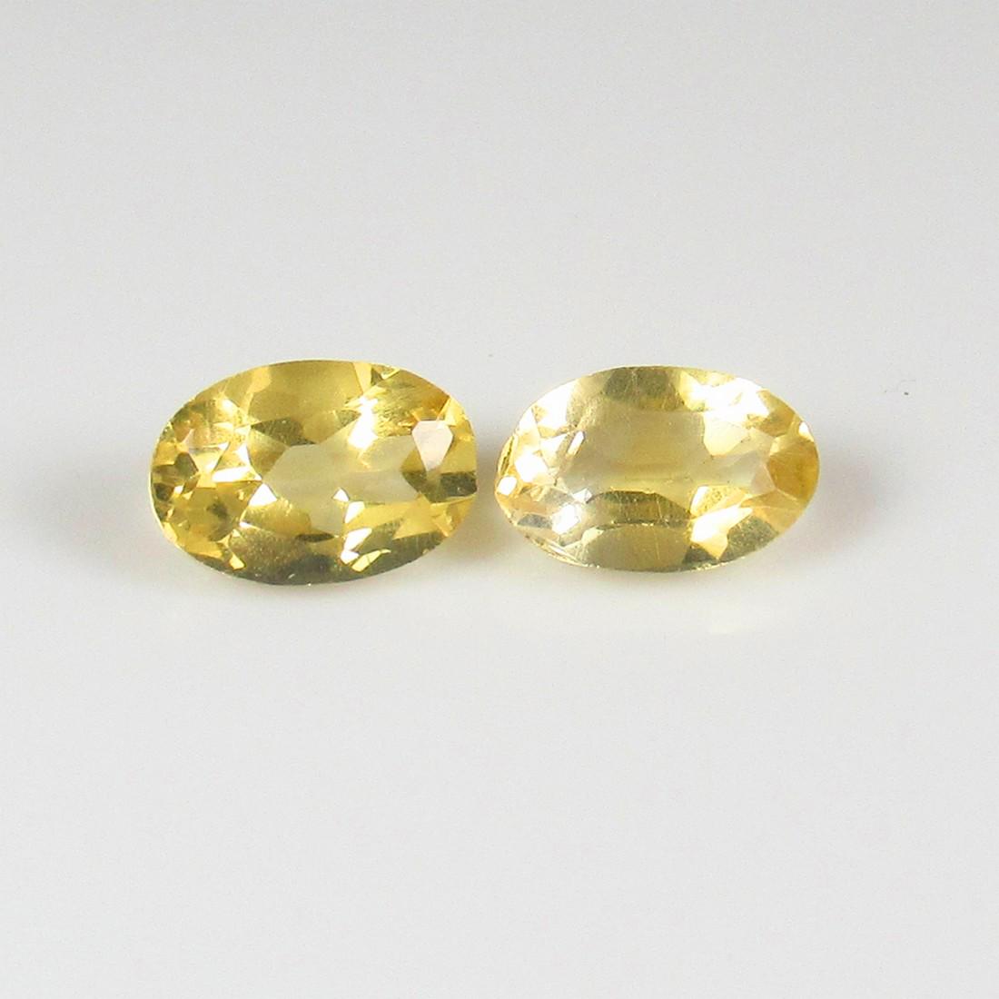 Natural Citrine Pair - 0.94 Ct (1 of 2)
