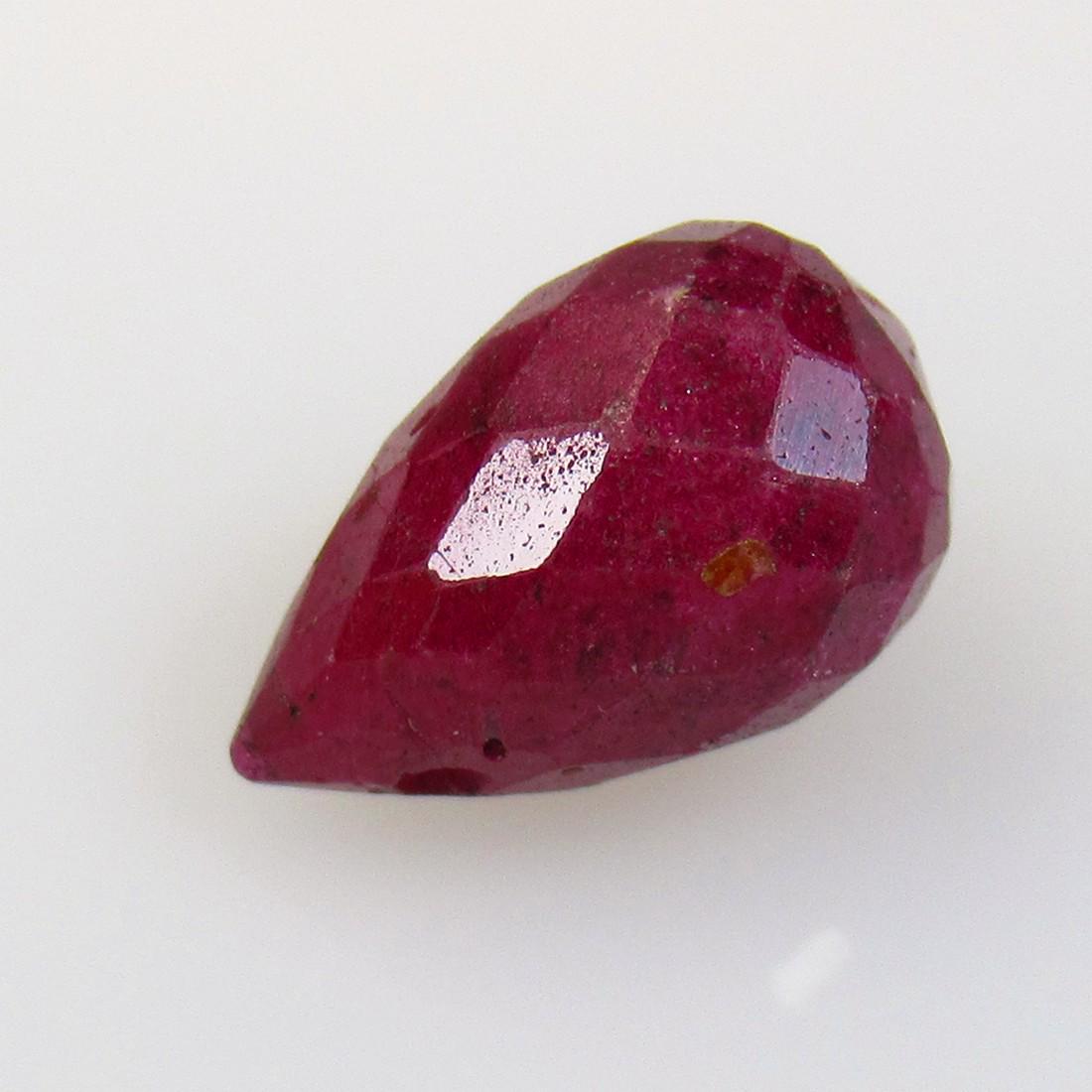 5.20 Ctw Natural Red Ruby Pear Drop Beads (1 of 2)