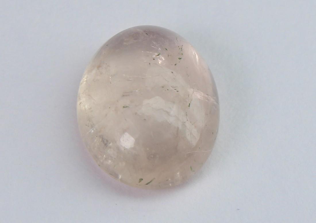 3.38 cts Natural Morganite: No Reserve! Gemstone: Natural Morganite Shape and Cut: Oval Cabochon Weight: 3.38 carats Measurements: 11.36x8.84x4.50 mm Color: Peach Transparency: Transparent Treatment: No Treatment Origin: India C