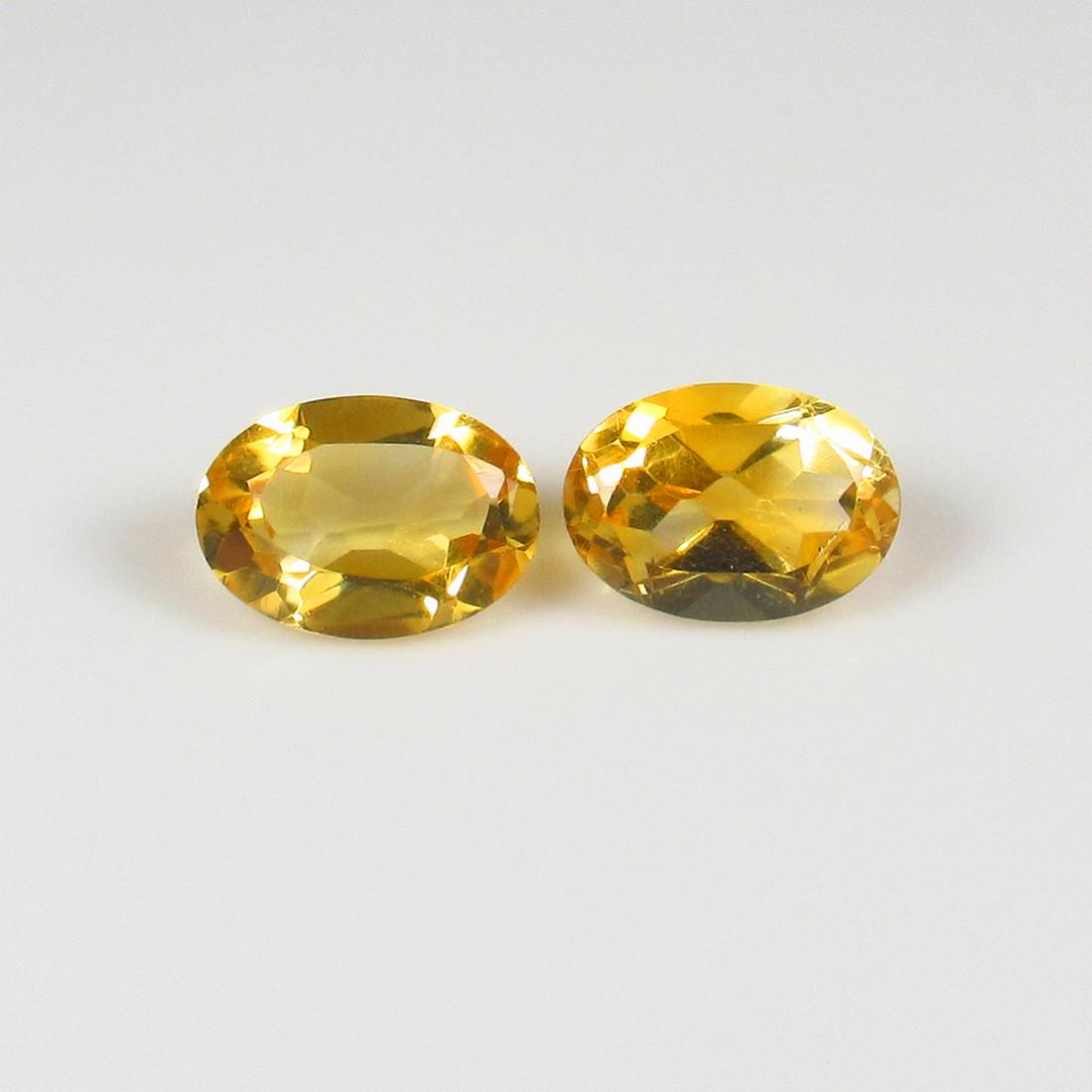Natural Citrine Pair - 1.49 Ct (1 of 2)