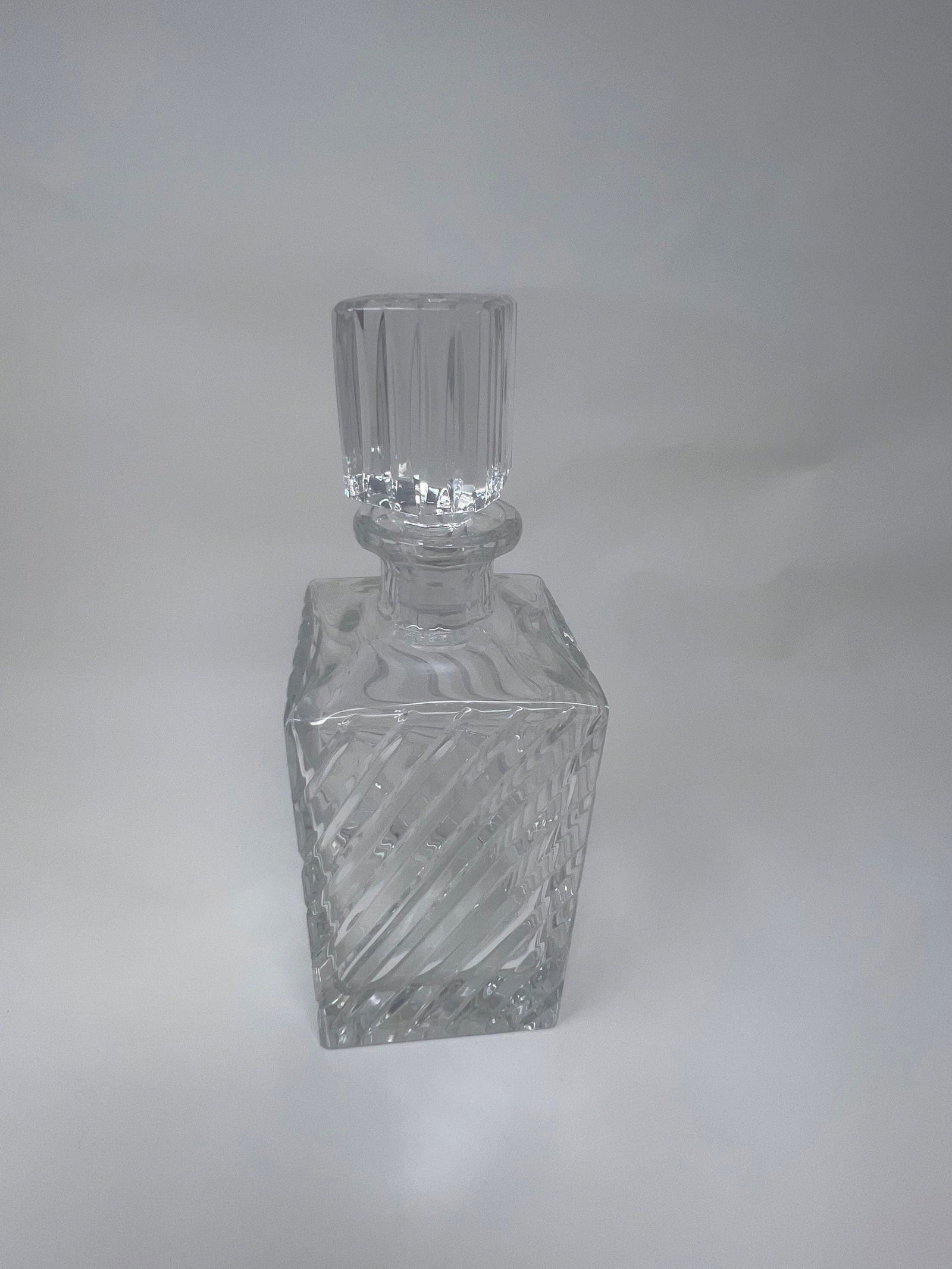 Vintage French Crystal Decanter: Vintage from the 1950s Materials: Glass Description Vintage French Crystal Decanter The bar cart’s about to get a gorgeous upgrade, all thanks to this vintage liquor decanter. Purchased in the s