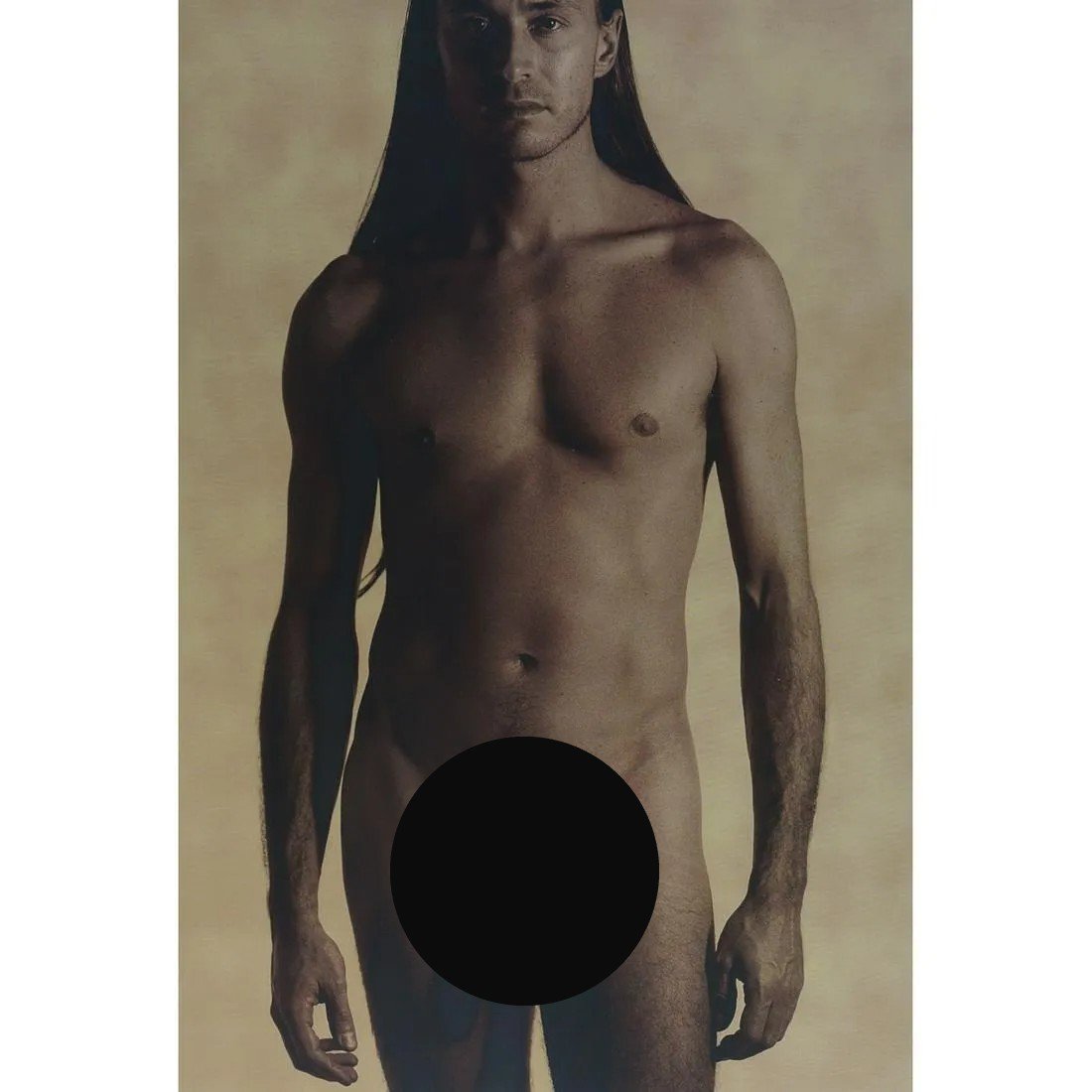 KARL LAGERFELD - Marc Newson, natural: Artist: KARL LAGERFELD Print Title: Marc Newson, natural Limited Edition Folio 346/5000 Medium: Satin Finish Umber Photo-Lithograph Printing Date: 1997 Printed in USA Image Size approx: 13 x 10.5 inch