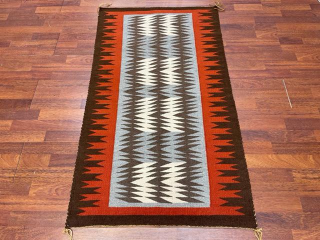 Antique American Native Navajo rug-5041 (1 of 6)