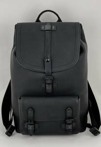 Louis Vuitton Men's Backpack Christopher Slim Noir Taurillon Leather M58644 C44