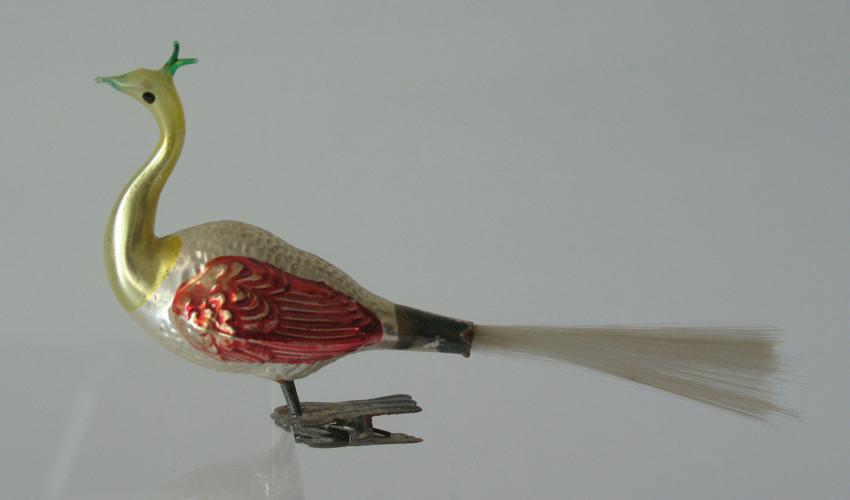 Vintage Clipon Peacock Christmas Ornament (0058) on Dec 08, 2022