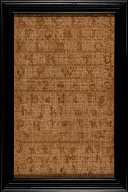 Needlework sampler from Norwich, CT (1 of 1)