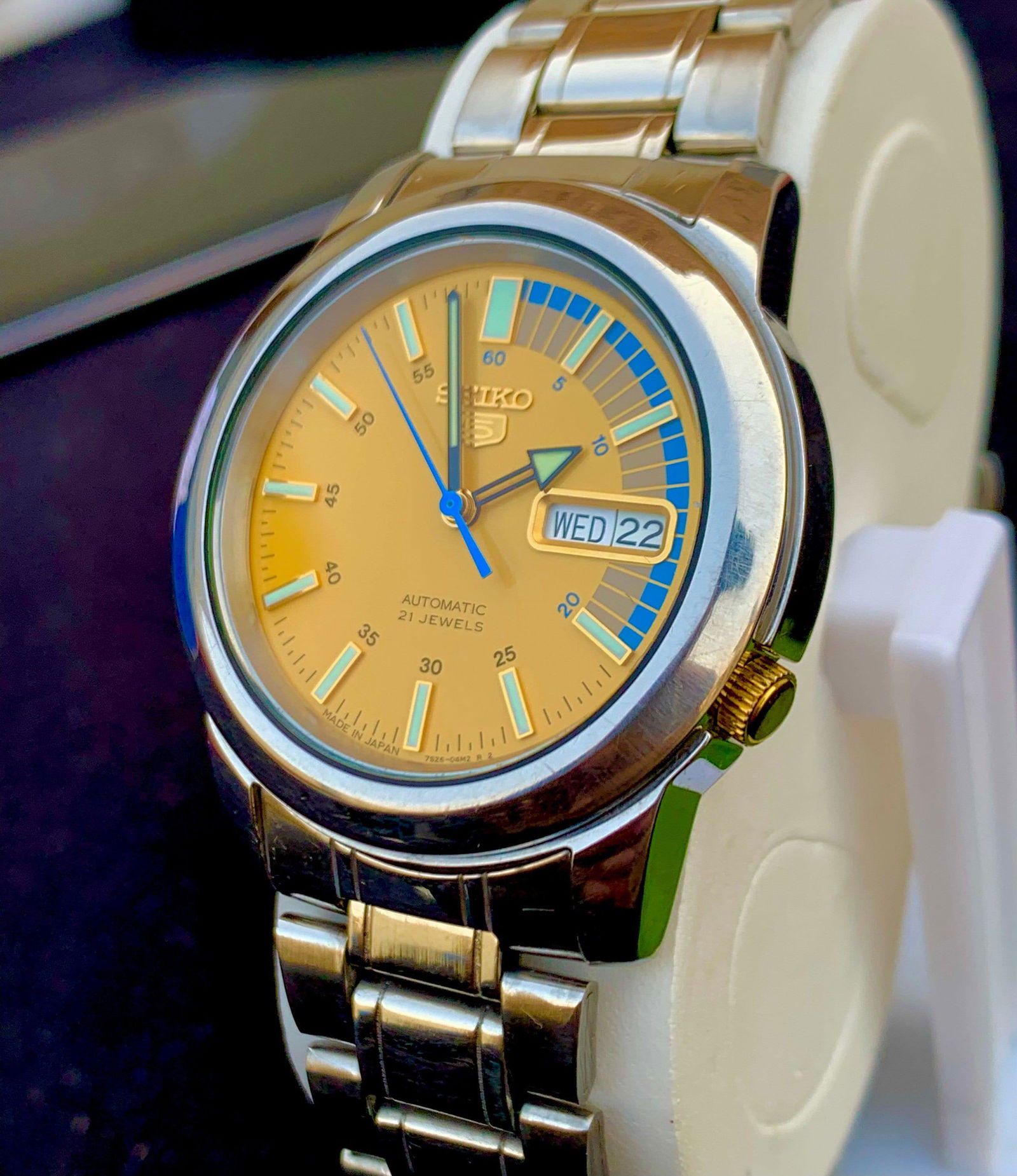 Seiko Watch 21 Jewels Double Dail Automatic 7S26-02W0 With Day /Date Mens's Wrist Watch (1 of 8)