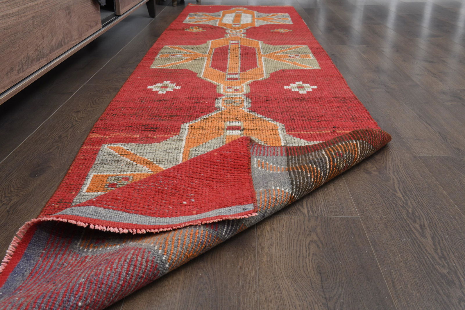 2'5x10'6 Ft HOT PINK RED Turkish Runner Rug (1 of 10)