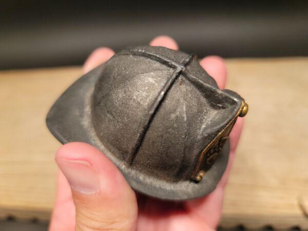 Miniature Cast Iron Fireman Helmet Bottle Opener (1 of 12)