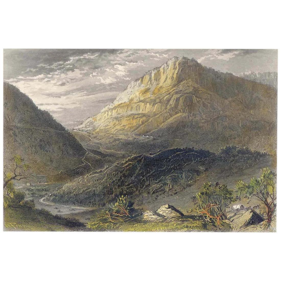 Cumberland Gap, after Harry Fenn. S. V. Hunt (1872) (1 of 4)