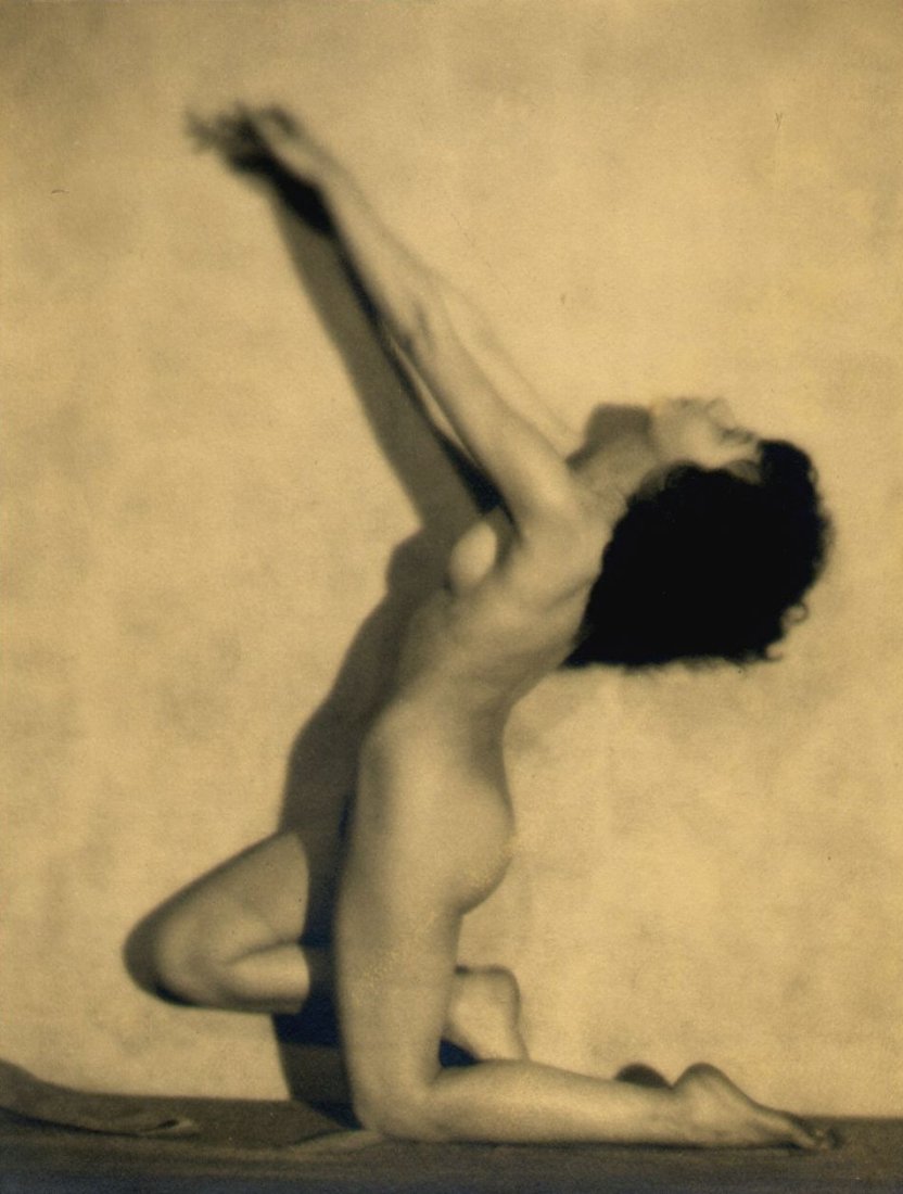 Vintage Photograph: Nickolas Muray (Attrib): untitled female nude (#10): Title: Nickolas Muray: untitled female nude (#10) Date/Period: early 1920s/vintage Dimension: 8.5 x 6.5 inches Medium: toned silver print Additional Information: Nickolas Muray (1892-1965) was active