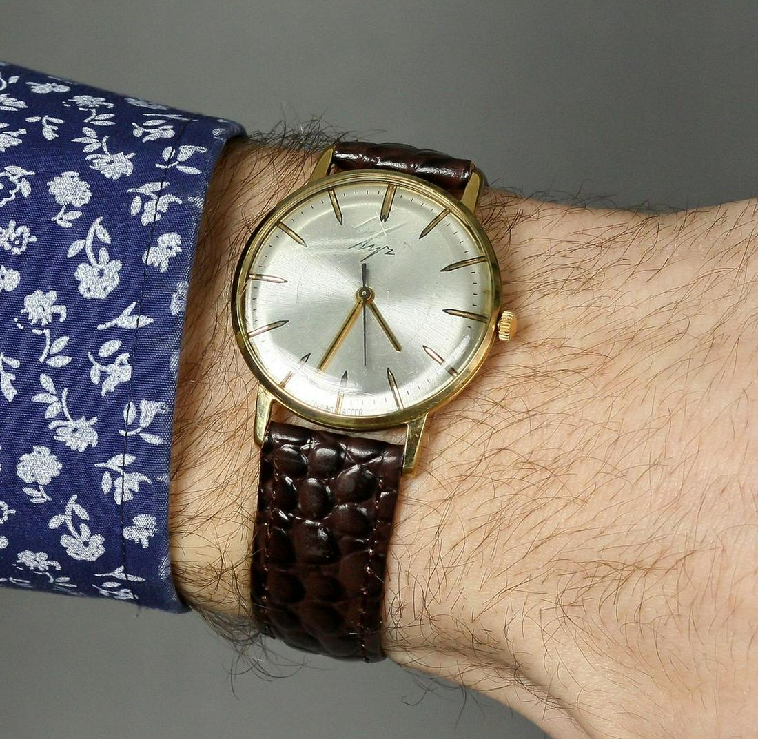 Luch watches vintage men wrist watch russian antique USSR watch Luch: Materials Band material: Leather Gold, Stainless steel Luch vintage men wrist watch russian antique unisex white USSR watches. Vintage Luch watch, Luch Watch, Soviet watch Luch, Russian watch Luch, re
