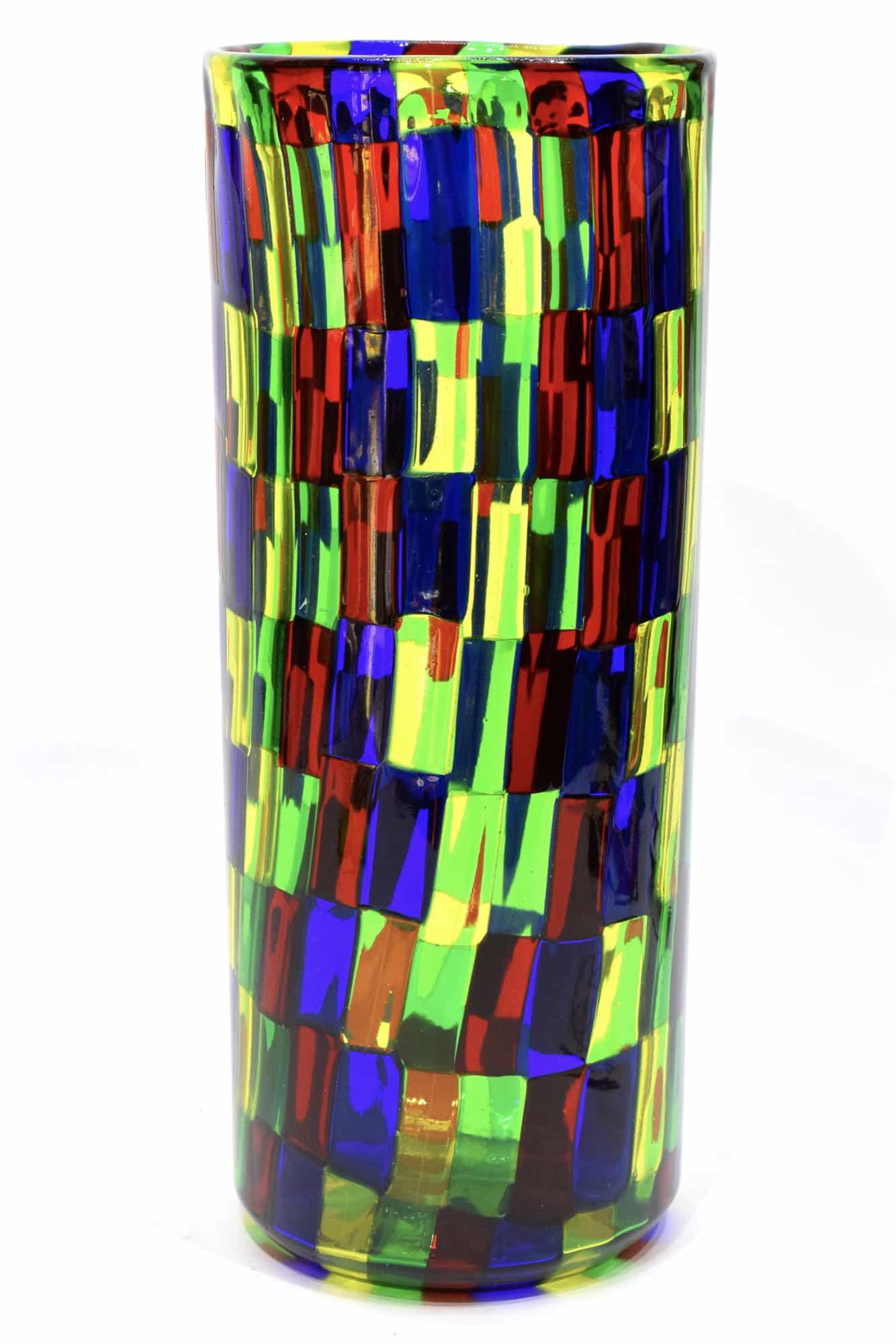 Murano Glass vaso pezzato Signed (1 of 6)