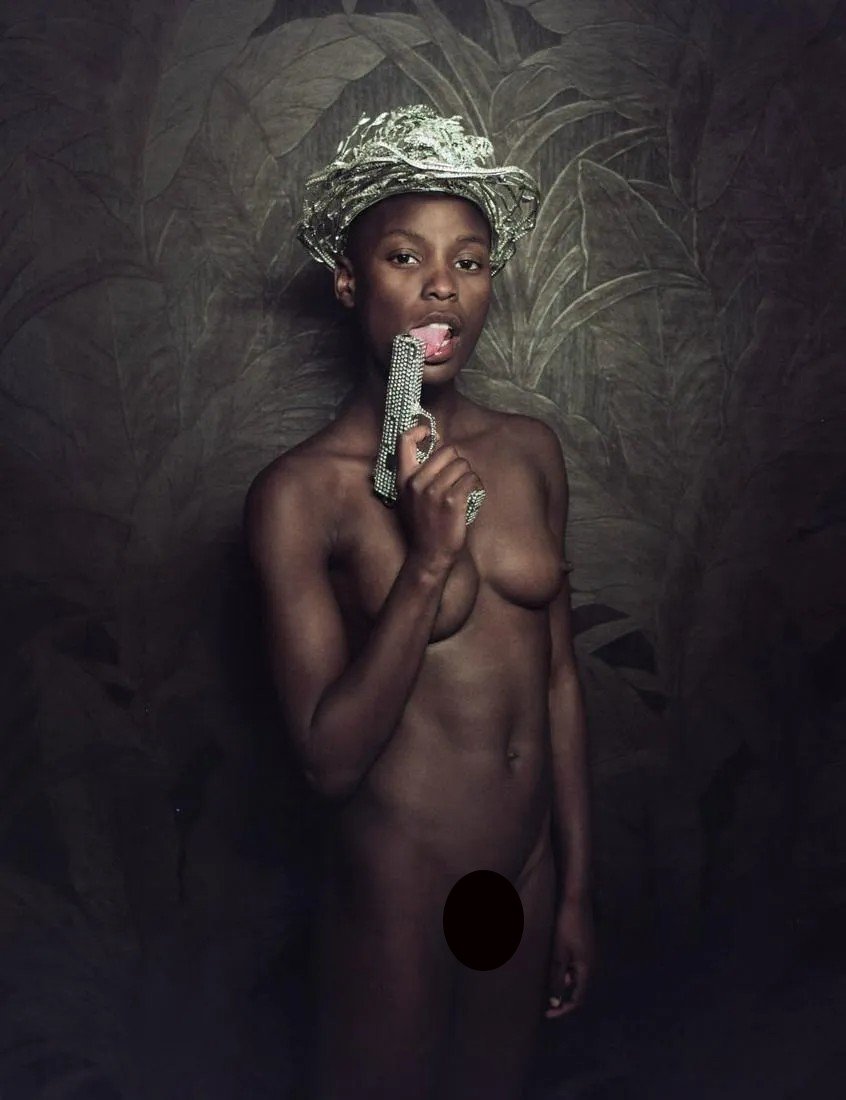 MARC LAGRANGE - Love and Diamonds, 2009: Artist: MARC LAGRANGE Print Title: Love and Diamonds, 2009 Printing Date: 2010s Medium: Photo-lithograph Printed in: Italy Image Size: approx. 13.5 x 9.5” Marc Lagrange (1957-2015) was a Belgia