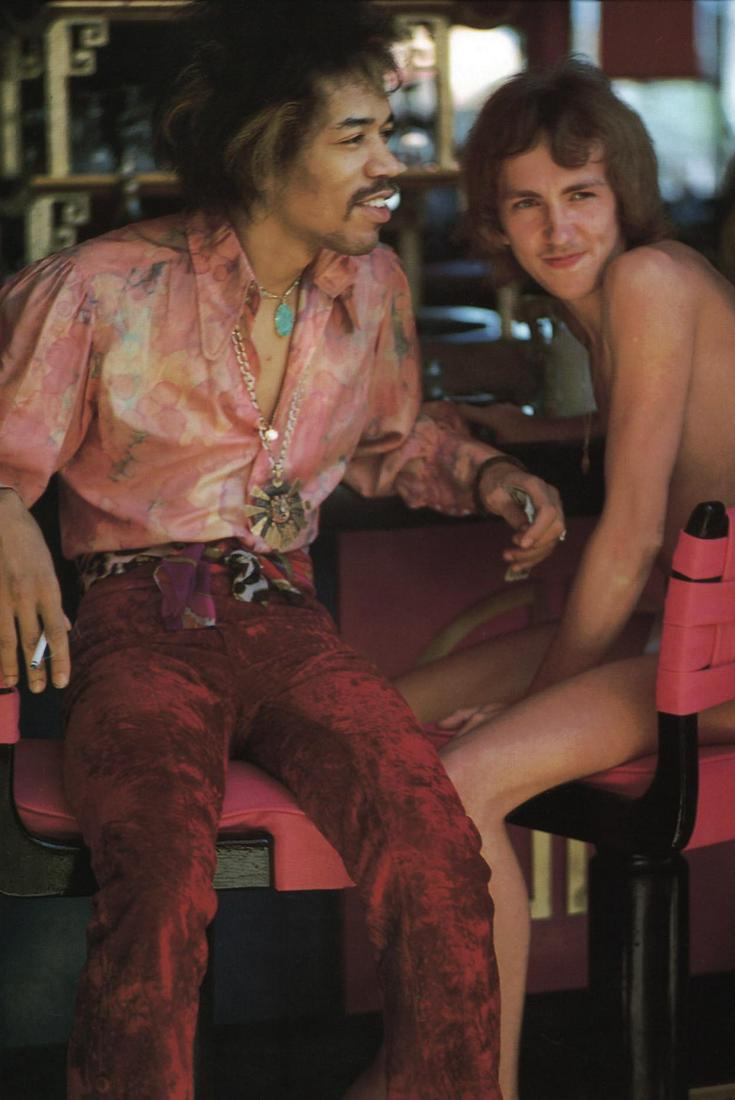 LINDA MCCARTNEY - Jimi Hendrix and Mitch Mitchell, Miami Pop, 1968 (1 of 1)