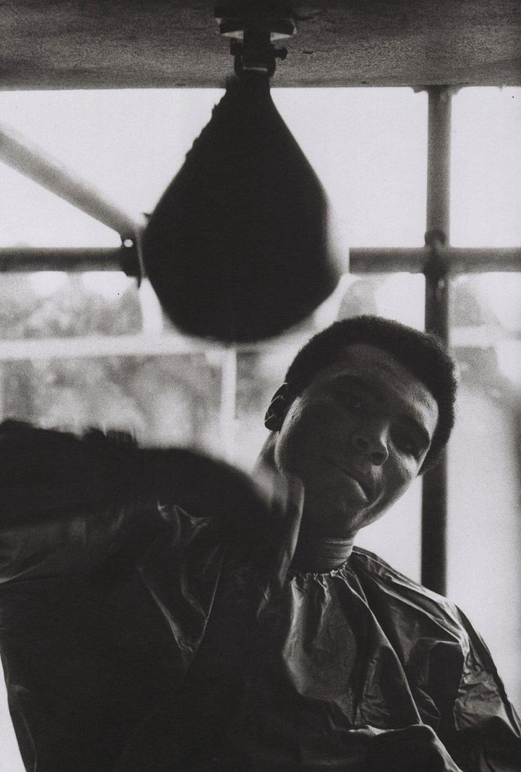 TERRY O’NEILL - Muhammad Ali training, Dublin, 1972: Artist: TERRY O’NEILL Print Title: Muhammad Ali training, Dublin, 1972 Printing Date: 1980’s Medium: photo-lithograph Printed in: Italy Image Size approx.: 9 x 6.5” Terry O'Neill ((b