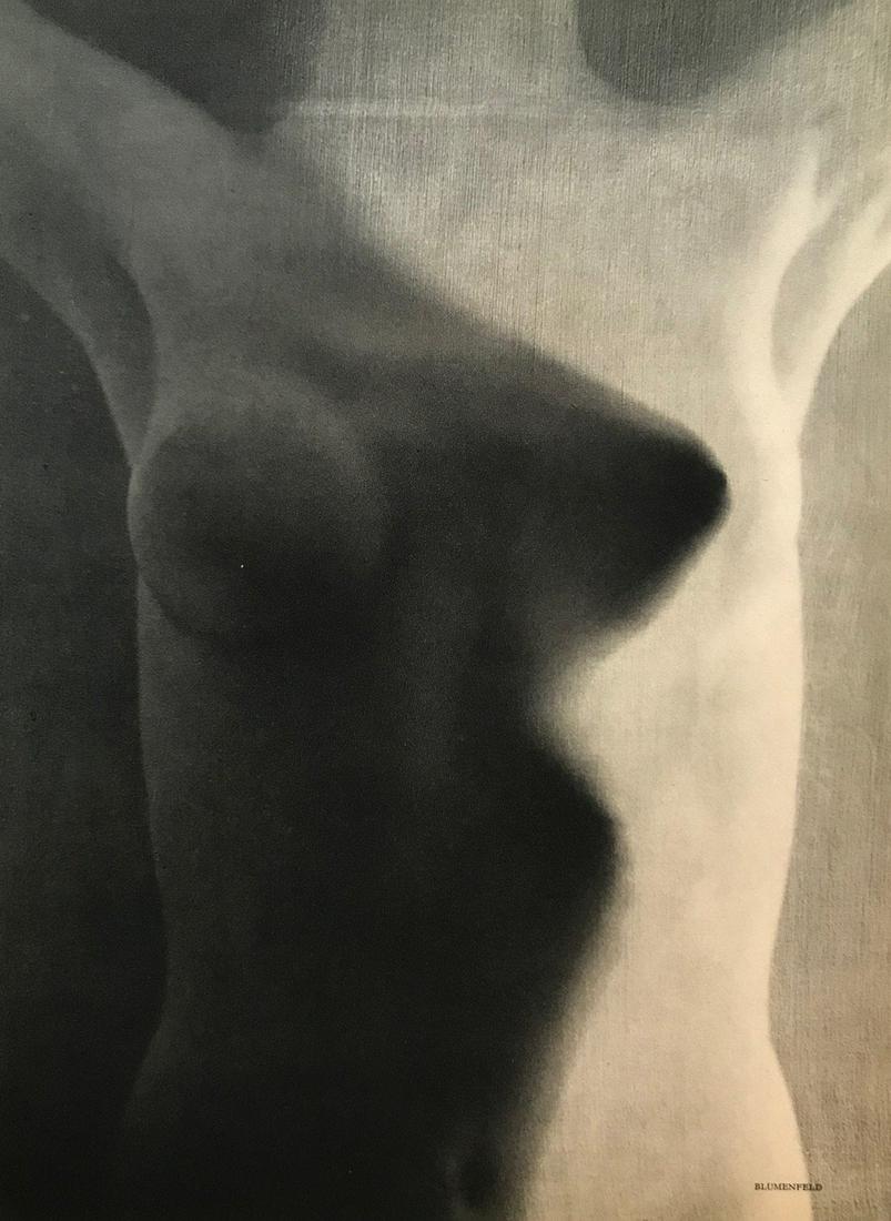 Erwin Blumenfeld Photogravure No. 1 Verve 1939: Artist: Erwin Blumenfeld Title: Phhotogravure No. 1 Medium: Heliogravure Marks: Not signed not numbered Paper Size: Vellum paper 14 x 10.5 inch Printed: 1939 for Verve, France Provenance: Revue Verve