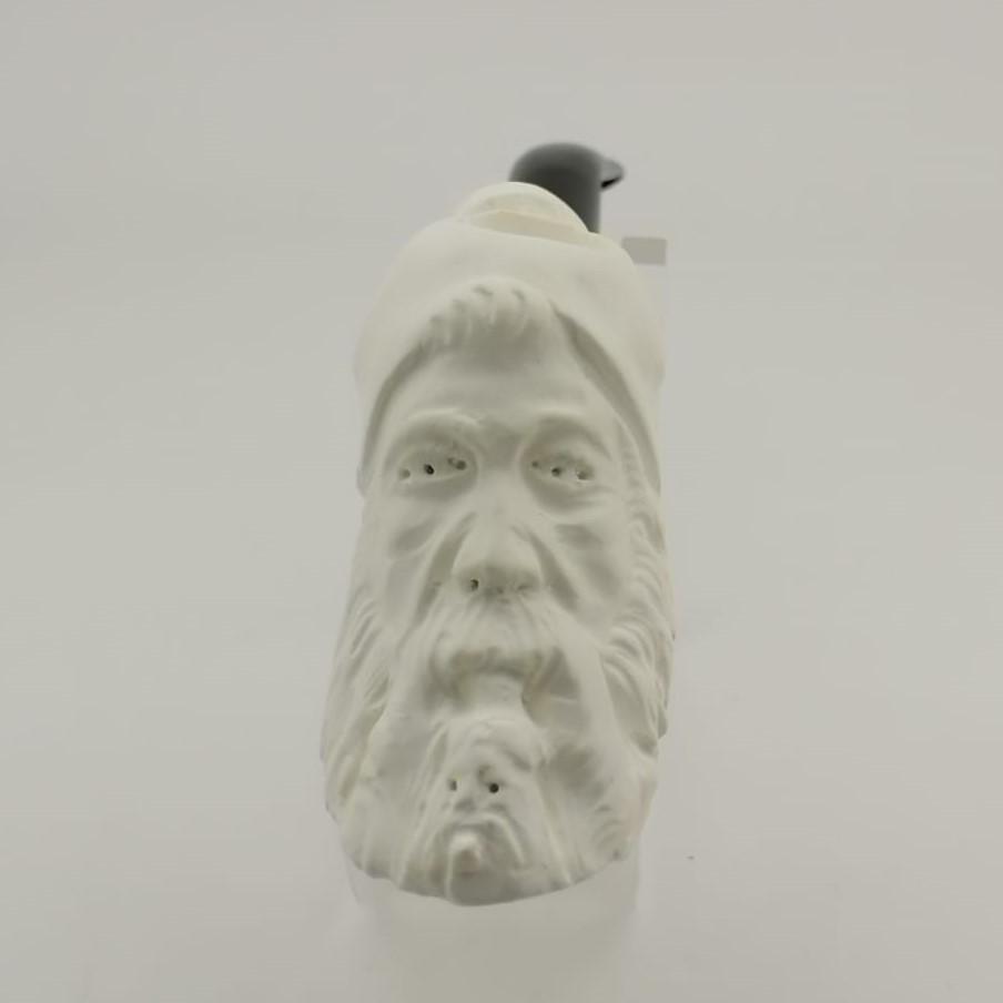 Dunhill Head,Meerschaum Pipe: Title: Dunhill Head,Meerschaum Pipe Dimensions: 6.6 inch (17cm) Materials: Meerschaum Additional Information: Dunhill Head,Hand carved Meerschaum Pipe. Made in Turkey,Eskisehir by Meerschaum Carve Mas