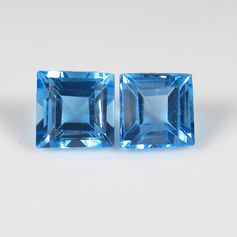 Natural Blue Topaz Pair - 2.64 Ct (1 of 2)