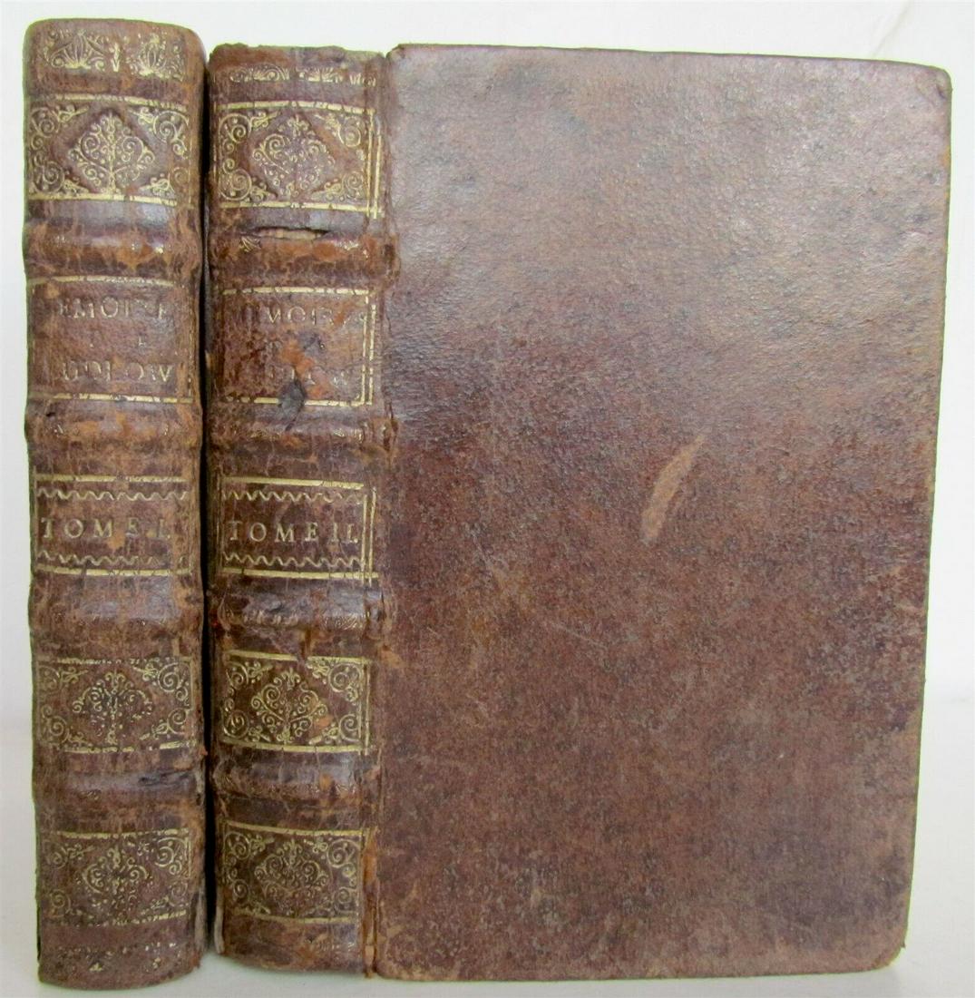 1699 2 VOLUMES MEMOIRS D'EDMOND LUDLOW WARS OF THREE KINGDOMS ANTIQUE in FRENCH (1 of 6)