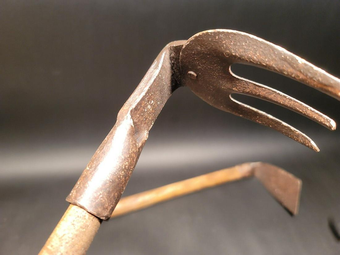 Iron Hand Garden Rake & Hoe (1 of 12)