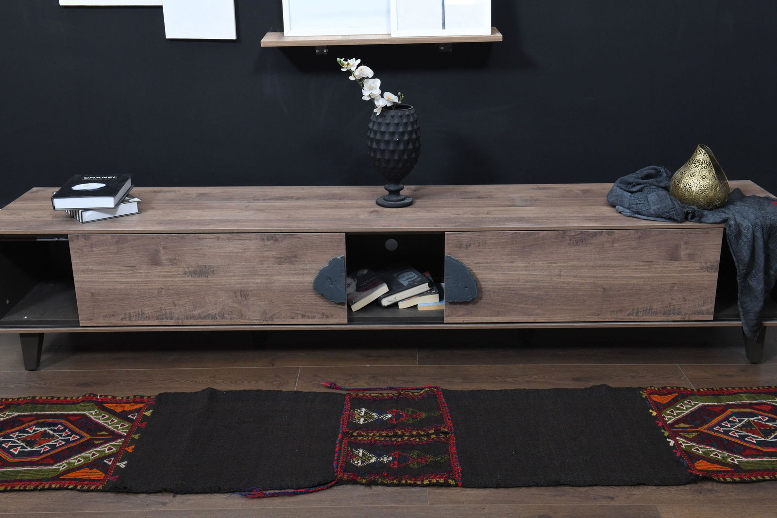 3x7 AESTHETIC OUSHAK RUNNER Turkish Runner Vintage Rug (1 of 10)