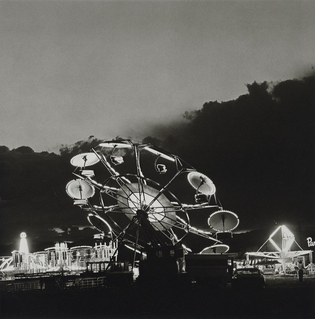 ROBERT ADAMS - Longmont, Colorado, 1979: Artist: Robert Adams Title: Longmont, Colorado, 1979 Medium: Photo Litho, 1999, USA Dimensions: 7.45x7.5" Description: Heat Wax Mounted on 8.5x11" Conservation Board Artist Bio: Robert Adams (1937) is