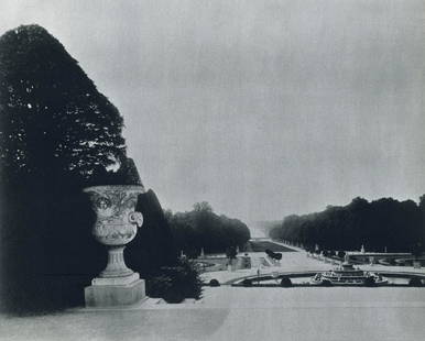 EUGENE ATGET - Tapis Vert At Versailles, 1901: Artist: Eugene Atget Title: Tapis Vert From The Fountain Of Latona At Versailles, 1901 Medium: Photo Litho, 1972, USA Dimensions: 9x7.25" Description: Heat Wax Mounted on 11x14" Conservation Board Art