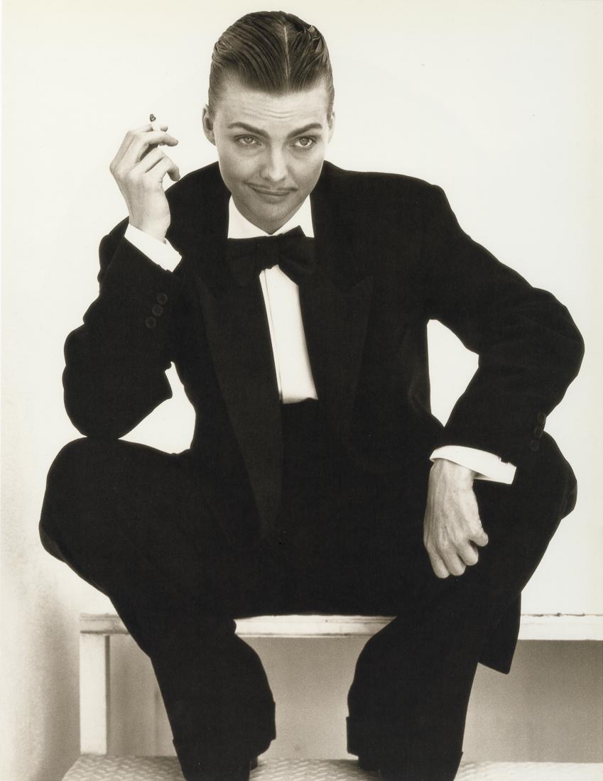 HERB RITTS - Michelle Pfeiffer, Hollywood, 1991: Artist: Herb Ritts Title: Michelle Pfeiffer, Hollywood, 1991 Medium: Photo Litho, 1992, USA Dimensions: 11.4x14.8" Description: Heat Wax Mounted on 14x18" Conservation Board Artist Bio: Herb Ritts (19